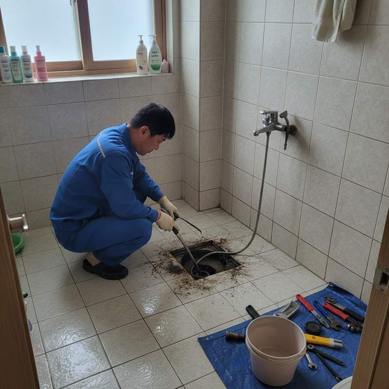 서산시 싱크대막힘 현장 안내 이미지
